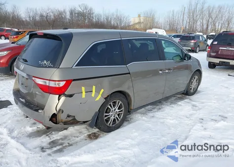 2011 Honda Odyssey Ex-L из США, поврежденный, VIN 5FNRL5H65BB071865
